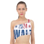 Kamala Harris 2024 Walz Spliced Up Bikini Top 