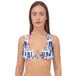 Kamala Harris 2024 Walz Double Strap Halter Bikini Top