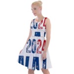 Kamala Harris 2024 Walz Knee Length Skater Dress