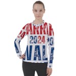 Kamala Harris 2024 Walz Women s Pique Long Sleeve T-Shirt