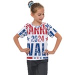 Kamala Harris 2024 Walz Kids  Mesh Piece T-Shirt