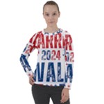 Kamala Harris 2024 Walz Women s Long Sleeve Raglan T-Shirt