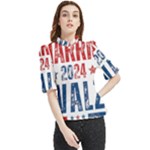 Kamala Harris 2024 Walz Frill Neck Blouse