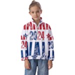 Kamala Harris 2024 Walz Kids  Half Zip Hoodie