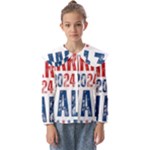 Kamala Harris 2024 Walz Kids  Peter Pan Collar Blouse