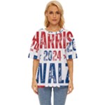 Kamala Harris 2024 Walz Oversized Basic T-Shirt