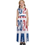 Kamala Harris 2024 Walz Kids  Satin Sleeveless Maxi Dress