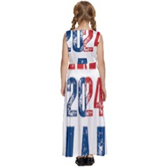 Kids  Satin Sleeveless Maxi Dress 