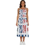 Kamala Harris 2024 Walz Sleeveless Shoulder Straps Boho Dress