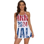 Kamala Harris 2024 Walz 2-in-1 Flare Activity Dress