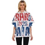 Kamala Harris 2024 Walz Women s Batwing Button Up Shirt