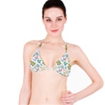 Leaf pattern  Classic Bikini Top