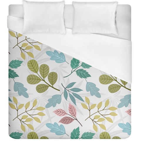 Leaf pattern  Duvet Cover (King Size) from ArtsNow.com