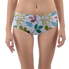 Reversible Mid-Waist Bikini Bottoms 