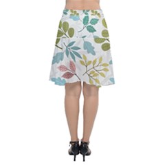 Chiffon Wrap Front Skirt 