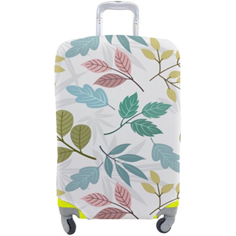 Leaf pattern  Luggage Cover (Large) from ArtsNow.com