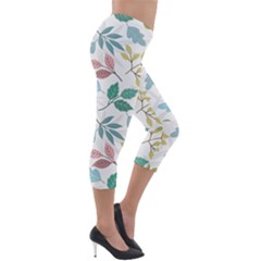 Lightweight Velour Capri Leggings  