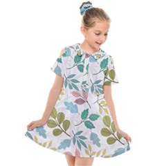 Kids  Short Sleeve Shirt Dress 