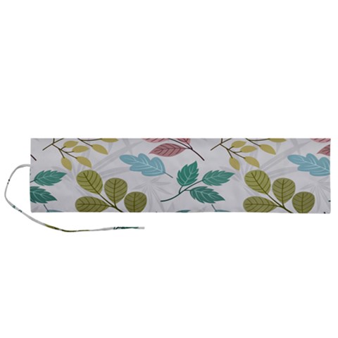 Leaf pattern  Roll Up Canvas Pencil Holder (L) from ArtsNow.com