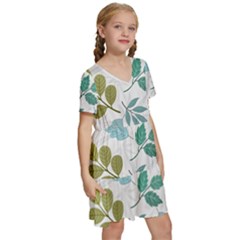 Kids  Short Sleeve Tiered Mini Dress 