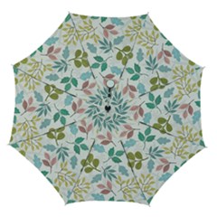 Leaf pattern  Automatic Folding Umbrella with Case (Medium) from ArtsNow.com