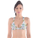 Leaf seamless pattern  Plunge Bikini Top