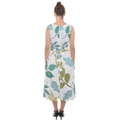 Midi Tie-Back Chiffon Dress 