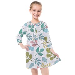 Kids  Quarter Sleeve Shirt Dress 