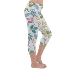 Lightweight Velour Capri Yoga Leggings 