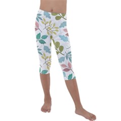 Kids  Lightweight Velour Capri Leggings  