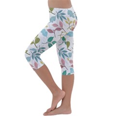 Kids  Lightweight Velour Capri Leggings  