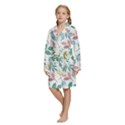 Kids  Long Sleeve Velvet Lounge Robe 