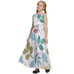 Kids  Satin Sleeveless Maxi Dress 