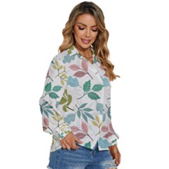 Women s Long Sleeve Button Up Shirt 