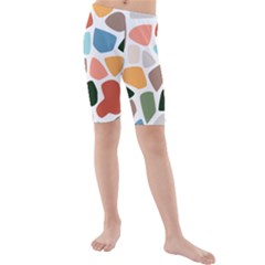 Kids  Mid Length Swim Shorts 