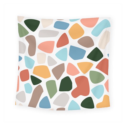 Shapes Seamless Pattern Square Tapestry (Small) from ArtsNow.com