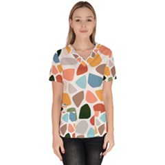 Women s V-Neck Scrub Top 