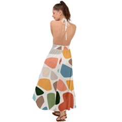 Backless Maxi Beach Dress 