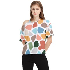 One Shoulder Cut Out T-Shirt 