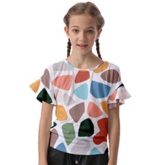 Kids  Cut Out Flutter Sleeves 