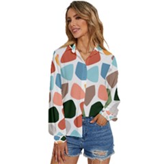 Women s Long Sleeve Button Up Shirt 