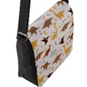 Flap Closure Messenger Bag (L) 