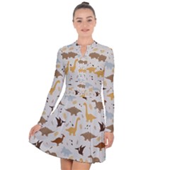 Long Sleeve Panel Dress 