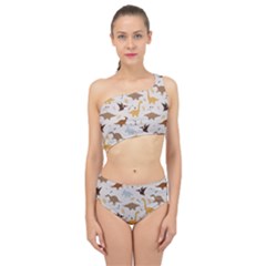 Spliced Up Two Piece Swimsuit 