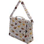 Seamless Dino Pattern Box Up Messenger Bag