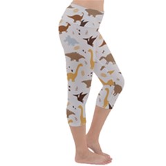 Lightweight Velour Capri Yoga Leggings 