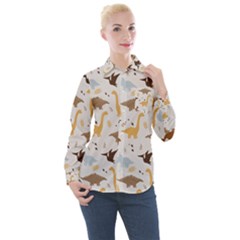 Women s Long Sleeve Pocket Shirt 