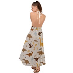 Backless Maxi Beach Dress 