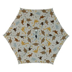 Seamless Dino Pattern Automatic Folding Umbrella with Case (Small) from ArtsNow.com