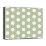 Polk Dots Seamless Pattern Canvas 14  x 11  (Stretched)